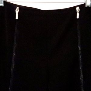 Joseph Ribkoff black flare boot cut pants